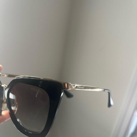 Prada Black Cat-Eye Sunglasses - Picture 4 of 10